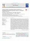 Research paper thumbnail of Temporal changes in extracellular polymeric substances on hydrophobic and hydrophilic membrane surfaces in a submerged membrane bioreactor