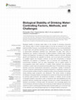 Research paper thumbnail of Biological Stability of Drinking Water: Controlling Factors, Methods, and Challenges