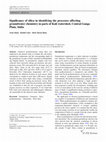 Research paper thumbnail of Significance of silica in identifying the processes affecting groundwater chemistry in parts of Kali watershed, Central Ganga Plain, India