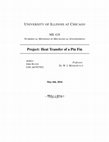 Research paper thumbnail of Project: Heat Transfer of a Pin Fin (Numerical Methods in Mechanical Engineering)