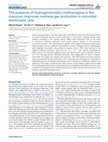 The presence of hydrogenotrophic methanogens in the inoculum improves methane gas production in microbial electrolysis cells Cover Page