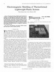 Research paper thumbnail of Electromagnetic shielding of thermoformed lightweight plastic screens