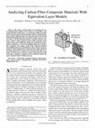 Research paper thumbnail of Analyzing carbon-fiber composite materials with equivalent-Layer models