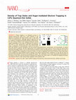 The Density of Trap States and Auger Mediated Electron Trapping in CdTe Quantum-Dot Solids Cover Page