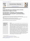 Research paper thumbnail of Estudio descriptivo de la experiencia sobre carcinoma hepatocelular en hígado no cirrótico