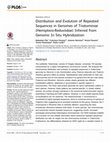 Research paper thumbnail of Distribution and evolution of repeated sequences in genomes of Triatominae (Hemiptera-Reduviidae) inferred from genomic in situ hybridization