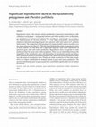 Significant reproductive skew in the facultatively polygynous ant Pheidole pallidula Cover Page