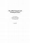 The APRC Proposals and 'Winning the Peace' Cover Page