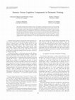 Research paper thumbnail of Sensory versus cognitive components in harmonic priming