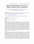 J.Tyssens "Historical Configurations of Freemasonry in Belgium: Secularity, Politics, Fragmentation", Revista de Estudios Históricos de la Masonería Latinoamericana y Caribeña, VIII, May-November 2016, pp. 112-129. Cover Page