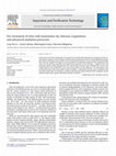 Research paper thumbnail of Pre-treatment of olive mill wastewater by chitosan coagulation and advanced oxidation processes