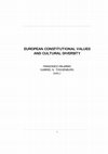 Research paper thumbnail of European Constitutional Values and Cultural Diversity, 2003, EURAC Bozen/Bolzano