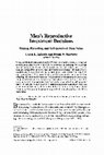 Research paper thumbnail of Men's Reproductive Investment Decisions