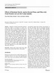 Effects of resistant starch, apricot kernel flour, and fiber-rich fruit powders on low-fat cookie quality Cover Page