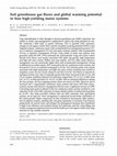 Soil greenhouse gas fluxes and global warming potential in four high-yielding maize systems Cover Page