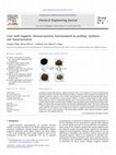 Core–shell magnetic chitosan particles functionalized by grafting: Synthesis and characterization Cover Page