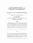 Research paper thumbnail of Distribución de parámetros texturales de los sedimentos superficiales en la Bahía de Chetumal: Implicaciones en la inferencia de transporte