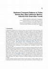 Research paper thumbnail of Sediment Transport Patterns in Todos Santos Bay, Baja California, Mexico, Inferred from Grain-Size Trends