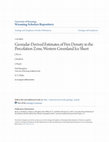 Research paper thumbnail of Georadar-derived estimates of firn density in the percolation zone, western Greenland ice sheet