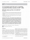 Research paper thumbnail of IL-33 synergizes with TCR and IL-12 signaling to promote the effector function of CD8 + T cells