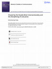 Chased by the Double Bind: Intersectionality and the Disciplining of Lolo Jones; Women's Studies in Communication 2016 Cover Page