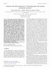 Research paper thumbnail of Isolation and characterization of a flowering plant male gametic cell-specific promoter