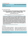 Research paper thumbnail of Causality analysis of the technology strategy maps using the fuzzy cognitive strategy map