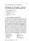 Terminography and Lexicography. A Critical Sur vey of Dictionaries from a Single Specialised Field Cover Page