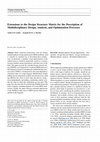 Research paper thumbnail of Extensions to the design structure matrix for the description of multidisciplinary design, analysis, and optimization processes