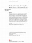 Research paper thumbnail of The Spatial Variability of Soil Dehydrogenase Activity: A Survey in Urban Soils