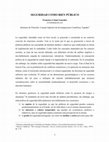 Research paper thumbnail of LA SEGURIDAD COMO BIEN PÚBLICO