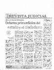 Research paper thumbnail of Deberes primordiales del estado y el ciudadano