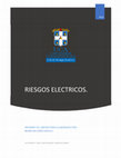 RIESGOS ELECTRICOS. 2016 INFORME DE LABORATORIO Cover Page