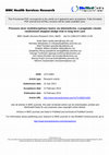 Research paper thumbnail of Pressure ulcer multidisciplinary teams via telemedicine: a pragmatic cluster randomized stepped wedge trial in long term care