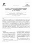 Prevention of the areca nut extract-induced unscheduled DNA synthesis of gingival keratinocytes by vitamin C and thiol compounds Cover Page