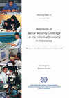 Extension of Social Security Coverage for the Informal Economy in Indonesia Cover Page