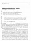 Two causes of nonlocalities in nucleon-nucleus potentials and their effects in nucleon-nucleus scattering Cover Page