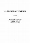 ALEJANDRA PIZARNIK Cover Page