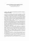 Research paper thumbnail of Dimensione interculturale e prospettiva pragmatica della lingua della lingua. Alcune riflessioni tra teoria e applicazione, 2015,  InSegno 2, 11-16. http://www.labecarelli.it/wordpress/catalogo/insegno-italiano-l2-in-classe/insegno-numero-2-2015/