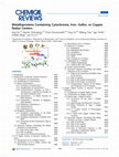 Metalloproteins Containing Cytochrome, Iron–Sulfur, or Copper Redox Centers Cover Page