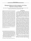 Biological Matrices for the Evaluation of In Utero Exposure to Drugs of Abuse Cover Page