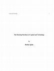 Research paper thumbnail of Capital and Technology The Desiring Machines of Capital and Technology