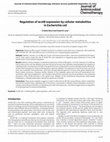 Research paper thumbnail of Regulation of acrAB expression by cellular metabolites in Escherichia coli