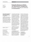 Research paper thumbnail of Postoperative Betreuung von Patienten nach alloprothetischem Herzklappenersatz