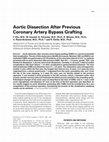 Research paper thumbnail of Aortic Dissection After Previous Coronary Artery Bypass Grafting