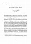 Research paper thumbnail of Cameras as Artistic Practices