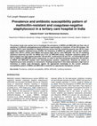 Prevalence and antibiotic susceptibility pattern of methicillin resistant Staphylococcus aureus at Armed Forces Hospital in Saudi Arabia Cover Page