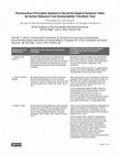 Research paper thumbnail of Permaculture Principles Applied to Social-Ecological Systems Table: An Action Research and Sustainability Transition Tool