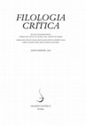 I sonetti del Bel pome: ovvero I sonetti dell’albero d’amore. Testo e commento di una breve corona trecentesca, in «Filologia e critica» XXXVIII (2013), pp. 68-98 Cover Page