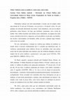 Research paper thumbnail of Violência contra as mulheres: contra uma, contra todas